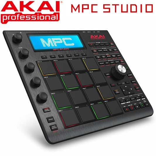 AKAI Professional MPC Studio Slimline Music Production Controller MIDI Connector - Black